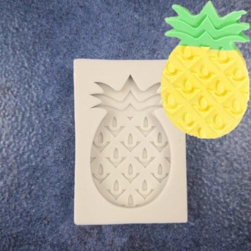 New product pineapple shape fondant silicone mold cake chocolate mold DIY cake baking decoration mold
