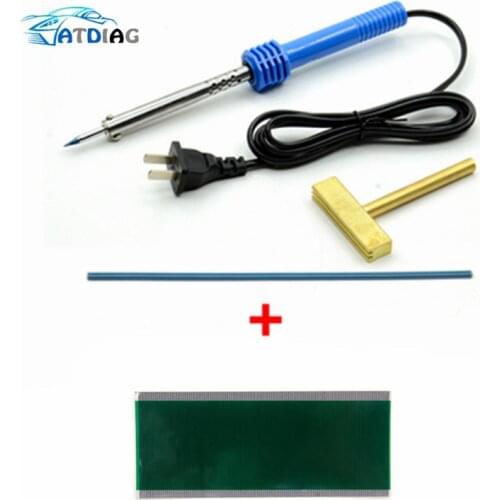 Flat LCD Connector Flex Info Display For Opel Vauxhall Dead Pixel Replacement Ribbon Cable+T-Tip Soldering Iron