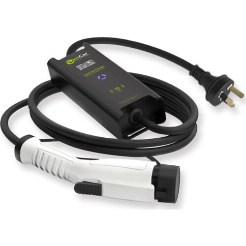 Zencar Mode 2 15a portable evse controller with Type 1 plug with AU NZ plug