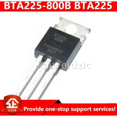 Kaiweikdic BTA225-800B BTA225-800 BTA225 TO-220 800V 25A Three terminal bidirectional thyristor / thyristor/triode