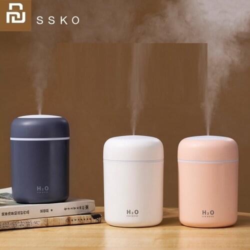 Youpin Colorful Cup 300ml Air Humidifier Household Car Portable USB Silent Sprayer Humidification gift