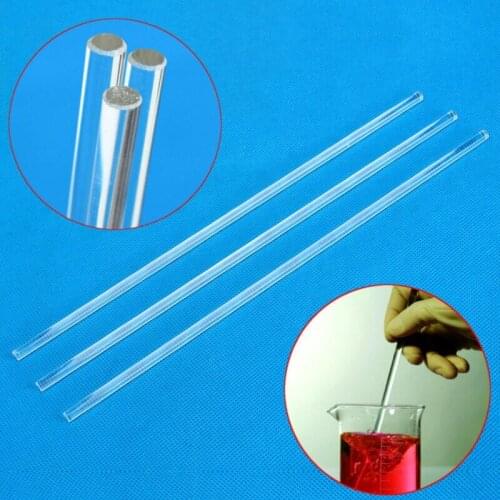 1pcs 6x300mm glass stirring rod glass stirrer glass rod milk tea coffee cocktail stirrer