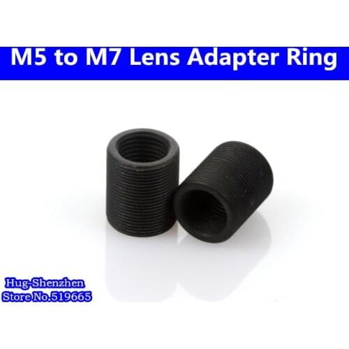 10PCS/lots M5 to M7 lens adapter ring for mount camera lens mount CCD camera Lens Holder ABS Free Shipping
