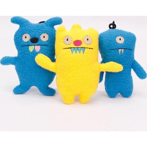 10cm Uglydoll Plush toys Uglydolls plush pendant keychain keyrings Wage Ox Moxy Uglydog Babo trunko Stuffed toys plush doll