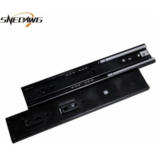 2pcs(1pair) Cold-Rolled Steel Drawer Slide 45mm Width Ball Bearing Sliding 10/12/14/16/18/20inch Full Extension Drawer Slides