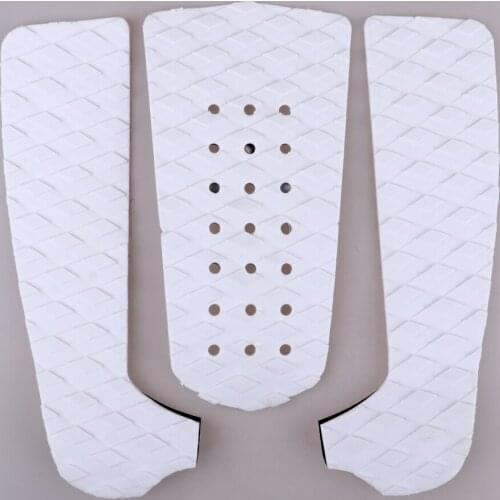 3 Pieces Pro Traction Surfboard Paddle Board Tail Pad Deck Handles