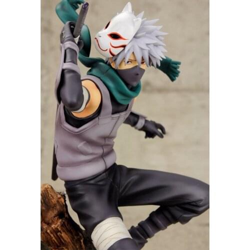 Anime Figures Blade Combat Shadow Kakashi Boxed Model 24cm PVC Toys