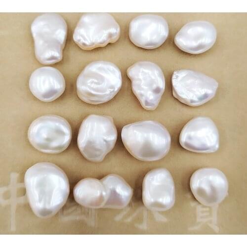 1pc Natural Freshwater Baroque Pearl 11mm Irregular Round Loose Beads for Charm Jewelry Making DIY Bracelet Necklace Accessories