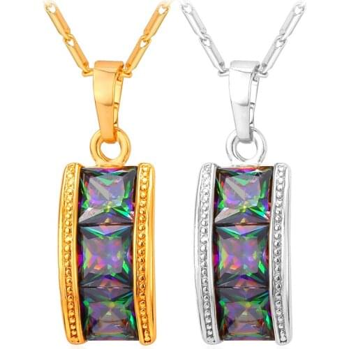 Collare Crystal Hollow Pendant Gold/Silver Color European Style Necklace Woman Jewelry P195