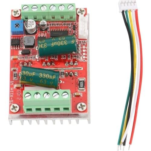 DC6-60V 400W BLDC Three Phase DC Brushless Motor Controller PWM Hall Motor Control Driver Board 12V 24V 48V