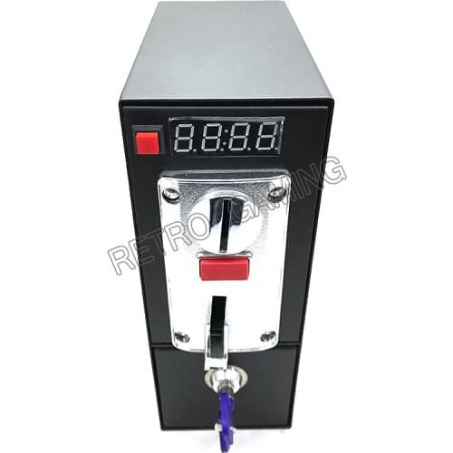 DG600F Coin operated Timer Control box with six kinds coin selector acceptor for washing machine TV Massage chair