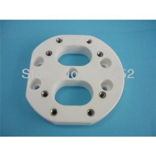 X056C968G51 Mitsubishi M310 Ceramic Insulation Board, Isolation Plate Lower Dia.117mmx 20mm for EDM Wire Cutting Machine Parts
