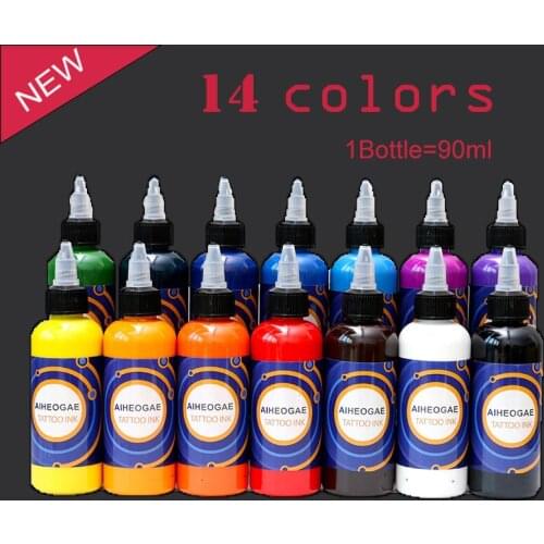 Microblading Pigment 90ML Semi Permanent Makeup Tattoo Pigment Professional Tattoos Ink Pigment For Body Art Paint Tattoo Inks