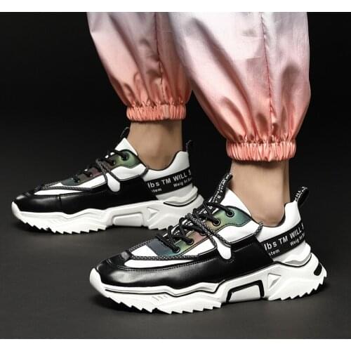Men Casual Shoes Lightweight Comfortable Breathable Walking Sneakers Soft bottom Jogging Shoes Height Increasing Leisure shoes