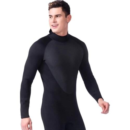 Men winter long triathlon swimwear trisuit jumpsuit speedsuit swimsuit spearfishing diving suit body