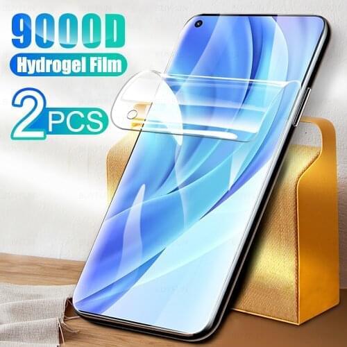 2PCS Full Cover Soft Hydrogel Film For Xiaomi Mi 11 Lite Screen Protection For XiaoMi11 Xaomi Xiami 11Lite 6.55" Film Not Glass