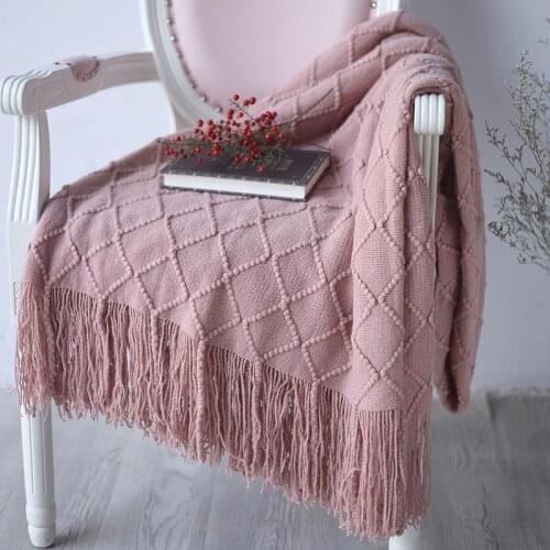 Nordic Knitted Home Bedding Lounge Chair Blanket Sweatshirt for Women Outdoor Survive Hiking Quilt Covering