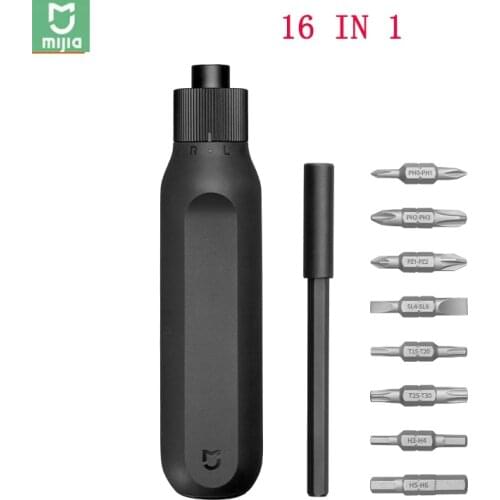 Xiaomi Mijia Screwdriver 16 in 1 Ratchet Screwdriver Home High Precision Torx Cross 20N.m DIY Screw Driver S2 Bits Repair Tools