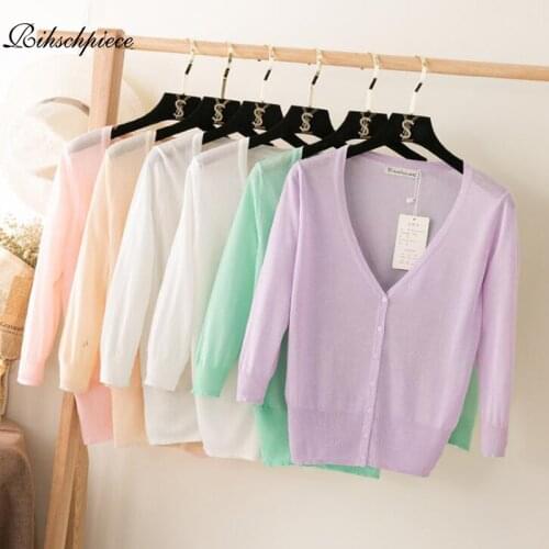 Женские летние кардиганы Rihschpiece China At AliExpress