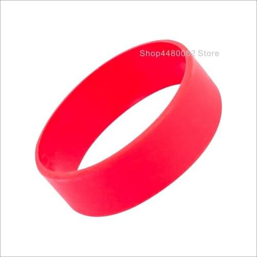 400pcs/lot 19mm width no text no writting 3/4" silicone wristband make in China
