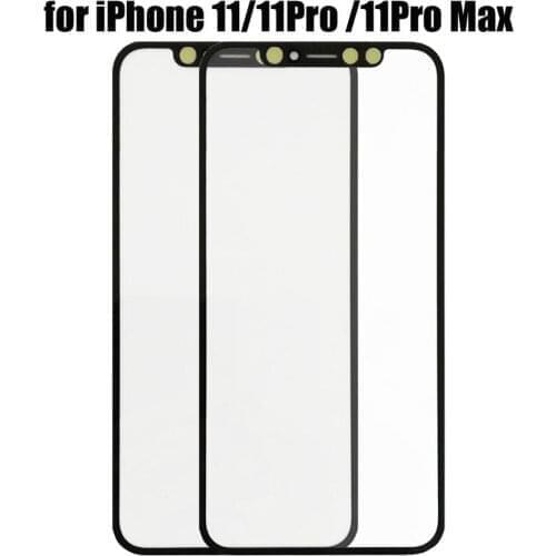 50PCS Front Outer Touch Screen LCD Glass Lens Replacement for iPhone 12 Mini 11 Pro Max