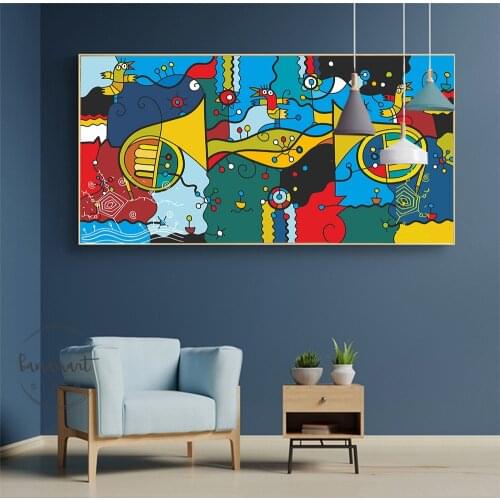 Modern Living Room Art Saxophones Drum Guitar Horns Piano Birds Banners Color Poster Canvas Painting Wall Art Home Decoration