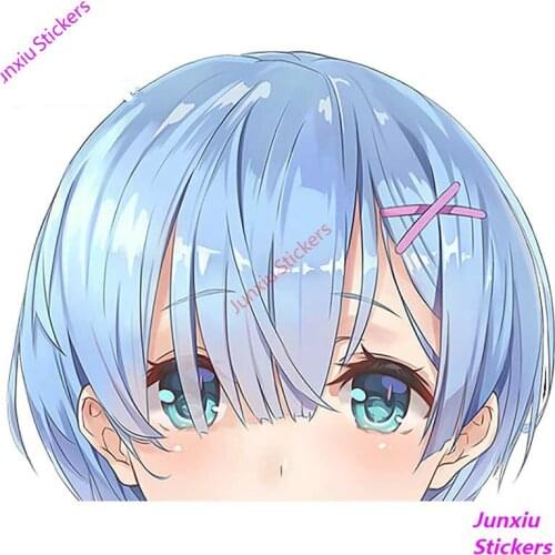 Style PK Rem Render Car Sticker Nishikino Maki Akishino Himeka Creative Waterproof Vehicle Decal Car Decoration KK13*11cm