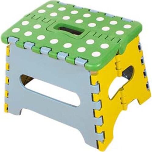 1PCS Folding Step Stool Portable Chair Seat for Home Bathroom Kitchen Garden Camping Kids Handle Portable Small Bench