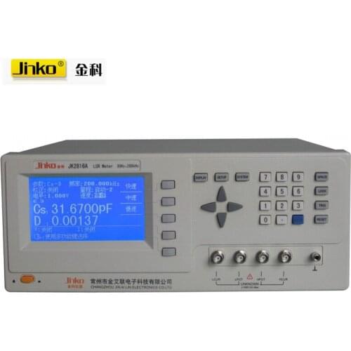 The JK2816A high-frequency precision digital bridge 30Hz-100kHz / 200kHz frequency range
