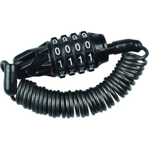 Motorcycle Helmet Lock Motorbike Bike Helmet Lock Car-Styling Hanging Hook Anti-theft 4 Digit Password Combination