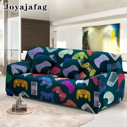 1/2/3/4 Seaters Gamer Sofa Cover Washable Tight Wrap All-inclusive Couch Covers Slip-resistant Non-Slip Slipcover