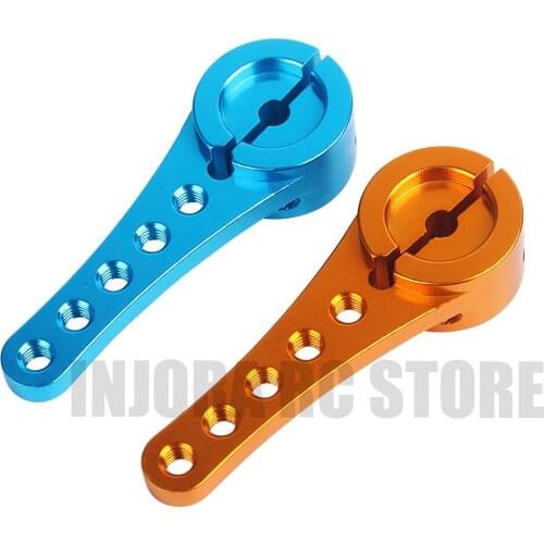 1PCS 25T Metal 46MM Length Steering Servo Arm RC Tooth for 1/10 RC Crawler Car Upgrade Parts