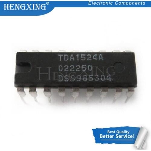 10pcs/lot TDA1524A TDA1524 DIP-18 Stereo-tone/volume control circuit In Stock