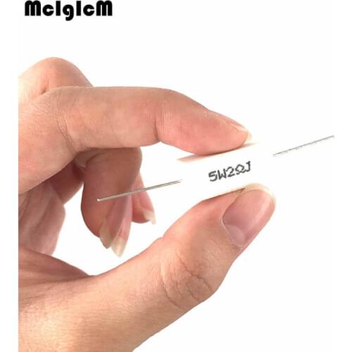 MCIGICM 10pcs resistance 5w resistor cement resistors resistor 0.1R 0.22R 0.33R 0.5R 10R 1R 5R