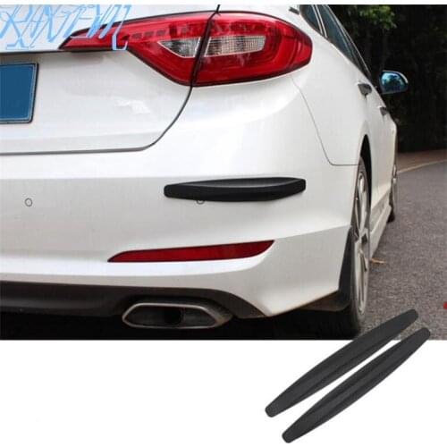 2pcs/set Car Front&Rear Bumper Protector Protector Sticker For Ford Focus 2 3 fiesta MK2 MK3 MK4 Automobile Accessories