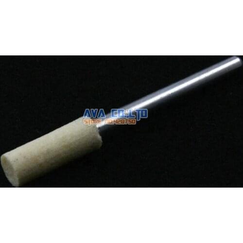 20 Pieces 5x17mm Barrel Mounted Wool Felt Polishing Point Burrs 3mm Shank