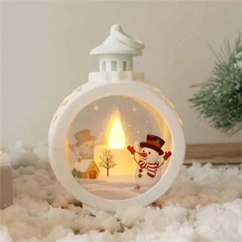 2021 Christmas LED Pendants Ornaments Creative Lantern Craft Xmas Tree Ornament Christmas Party Decorations 2022 Home Decoration