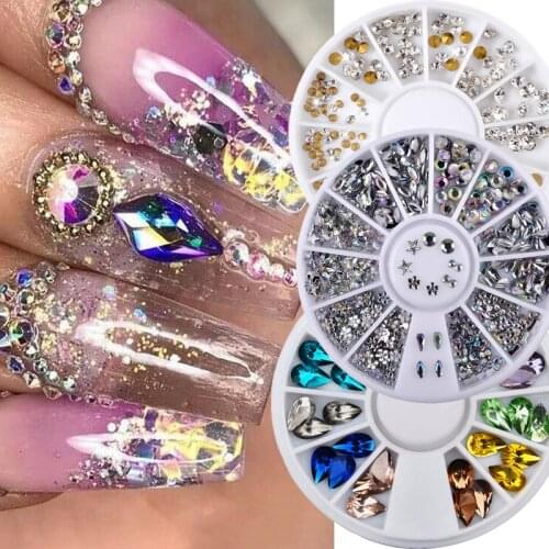 AB nail diamond diamond glitter diamond rhinestone crystal nail decoration nail accessories nail art decoration