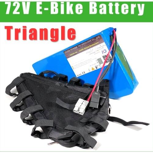 72V 40AH Triangle Bag Scooter Electric bicycle lithium battery 2000W 3000W 72V Battery Pack