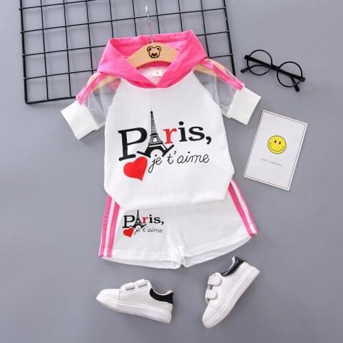 Disney Brand Casual UnisexSleeveless Kids clothes Children Boy Girl Cotton Vest T-Shirt +Short Pant Outfits Clothing Set