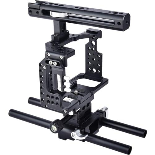 YELANGU Camera Cage CA7 Aluminum Professional DSLR Kit For Sony A7 series A7K A7II A7III A7RIII A7RII A7X Support wholesale