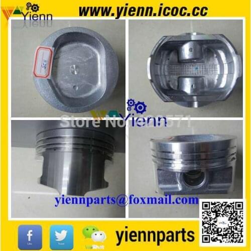 For NISSAN K25 Piston 91H20-05830 With Pin And Clips STD Size For Nissan And TCM Forklifts K25 Gasoline Engine Repair Parts