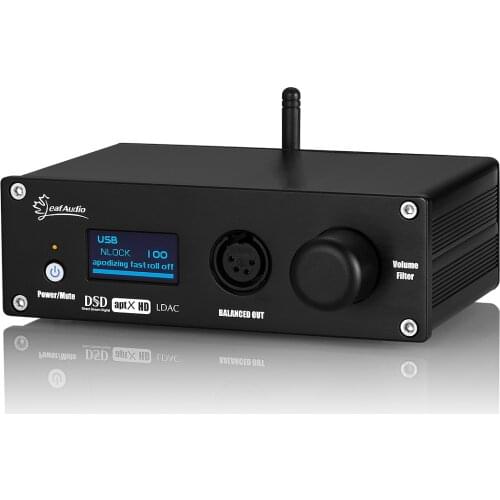 Dual 9038Q2M Decoder CSR8675 Bluetooth 5.0 Receiver XMOS USB DAC S/PDIF Coaxial TOSLINK Optical IIS Digital to Analog Converter