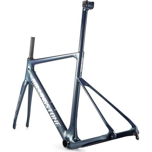 Rolling Stone Carbon PROBING Disc Brake Road Frame set with seat post 46.5cm 49cm 52cm 55cm Chameleon GREEN