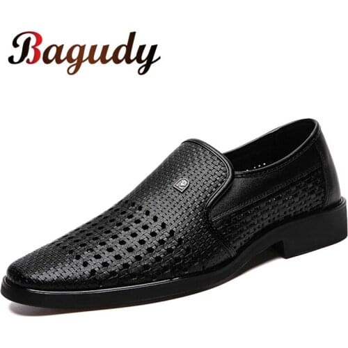 Men Casual Shoes Top Quality Oxfords Men Genuine Leather Dress Shoes Business Formal Shoes Men Flats Plus Size Wedding Party 48