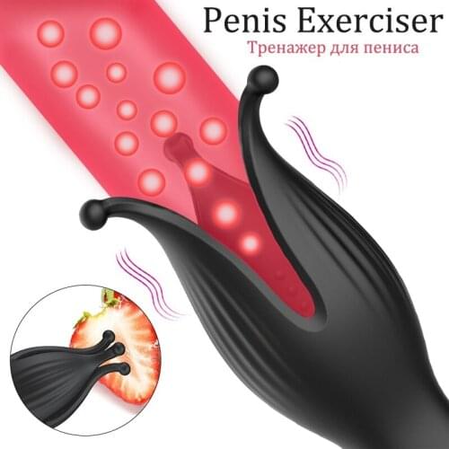 New 10 Speeds Penis Stimulator Delay Stamina Trainer Masturbator for Men Male Masturbator Prostate Sex Toys for Adult Supplies