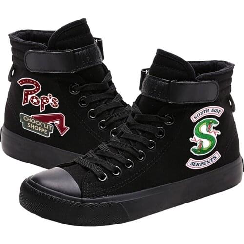 SUNOWE Riverdale 'South Side Serpents' Casual Shoes Hip-hop Sneakers Comfortable Canvas Shoes For Men And Women Sports Shoes