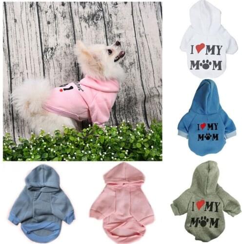 Small Pet Dog Cat Puppy Warm Sweater Jacket Hoodie Coat Pet Clothes Costume Apparel