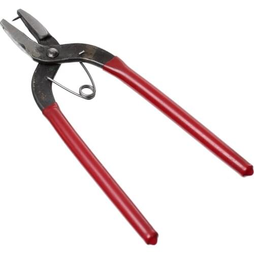 DoreenBeads Stainless Steel Hole Punch Pliers Hand Tools Red 16cm(6 2/8"),1 Piece (B33691)