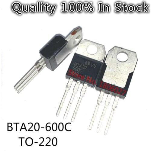 10pcs/lot BTA20-600C TO-220 Triac 20A / 600V